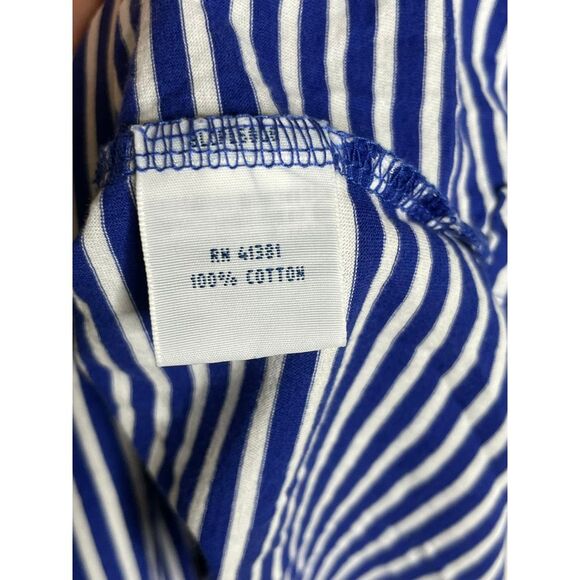 Polo Ralph Lauren Men's Blue Striped‎ Polo Shirt Size Medium - Picture 5 of 7
